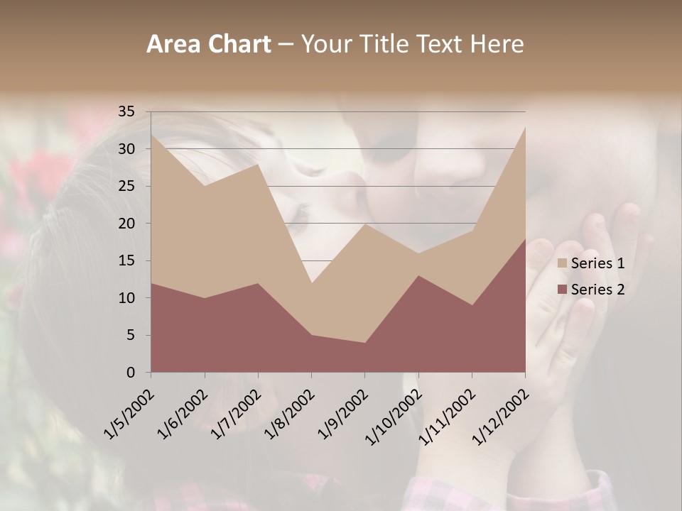 Infant Arms Portrait PowerPoint Template