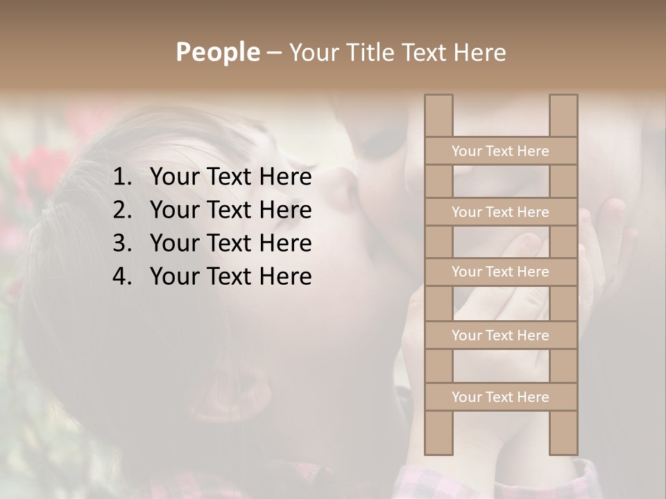 Infant Arms Portrait PowerPoint Template