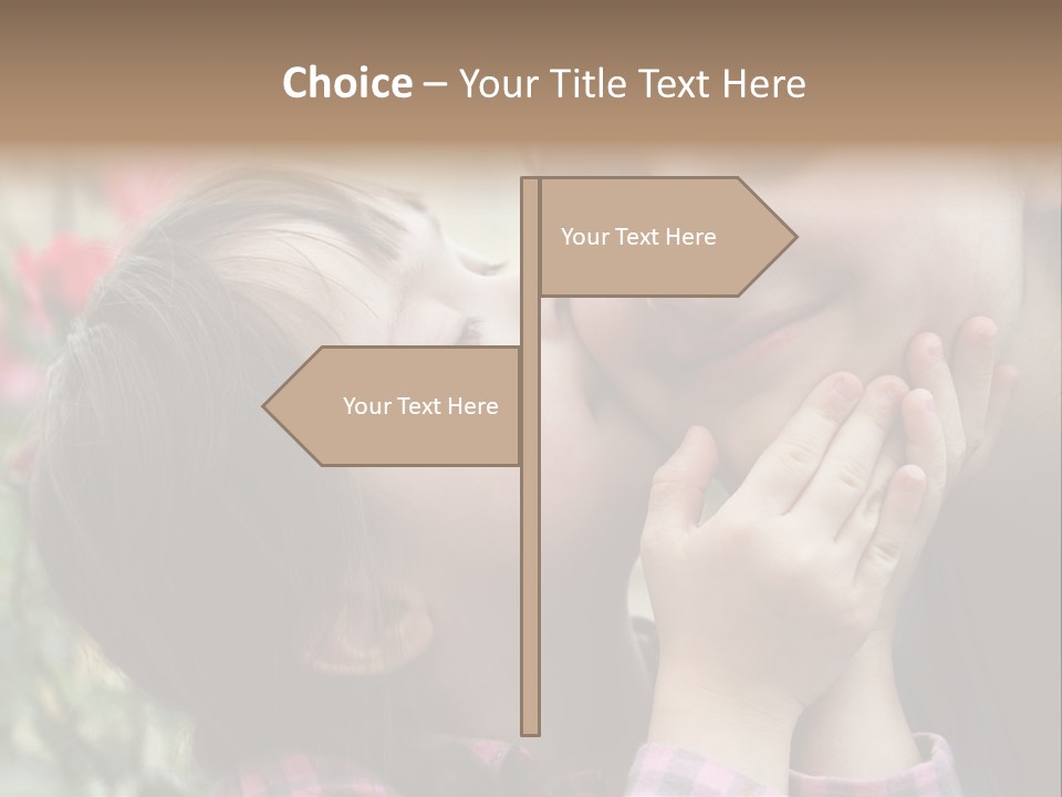 Infant Arms Portrait PowerPoint Template