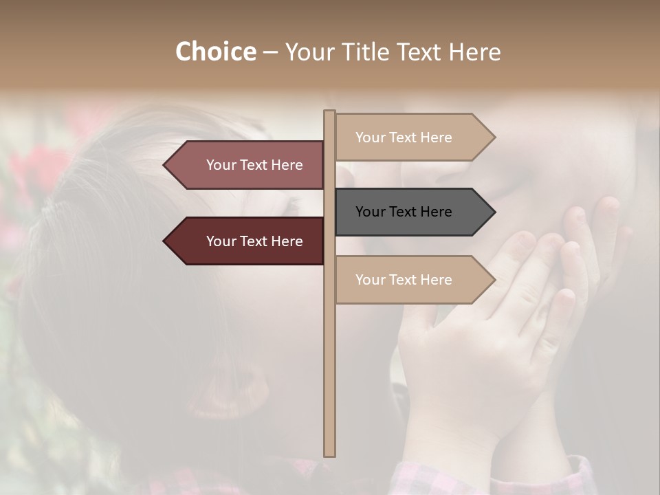 Infant Arms Portrait PowerPoint Template