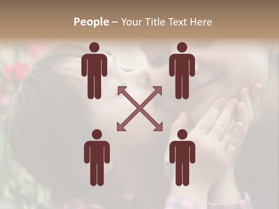 Infant Arms Portrait PowerPoint Template