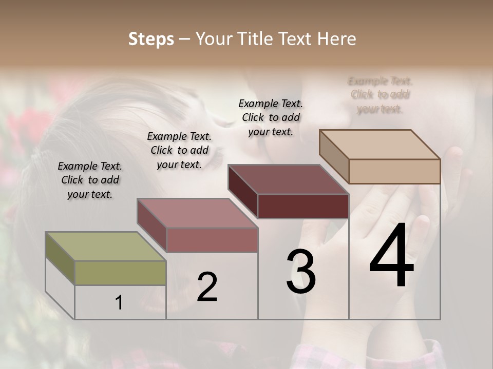 Infant Arms Portrait PowerPoint Template