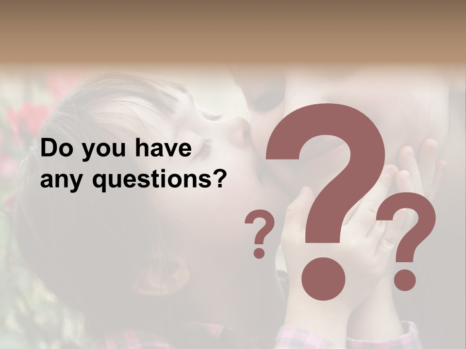 Infant Arms Portrait PowerPoint Template