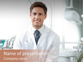 Treatment Stubble Caucasian PowerPoint Template