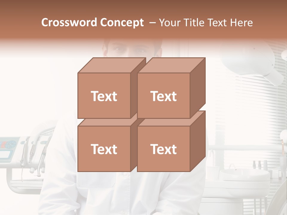 Treatment Stubble Caucasian PowerPoint Template