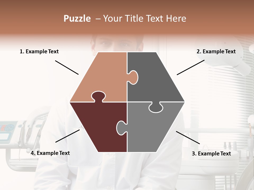 Treatment Stubble Caucasian PowerPoint Template