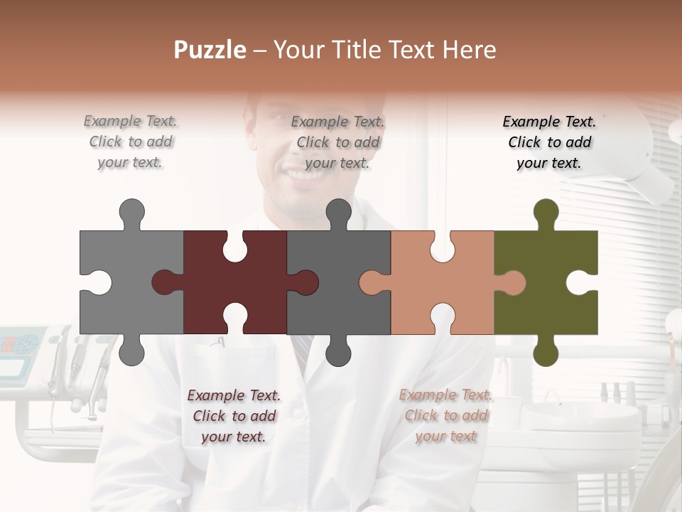 Treatment Stubble Caucasian PowerPoint Template