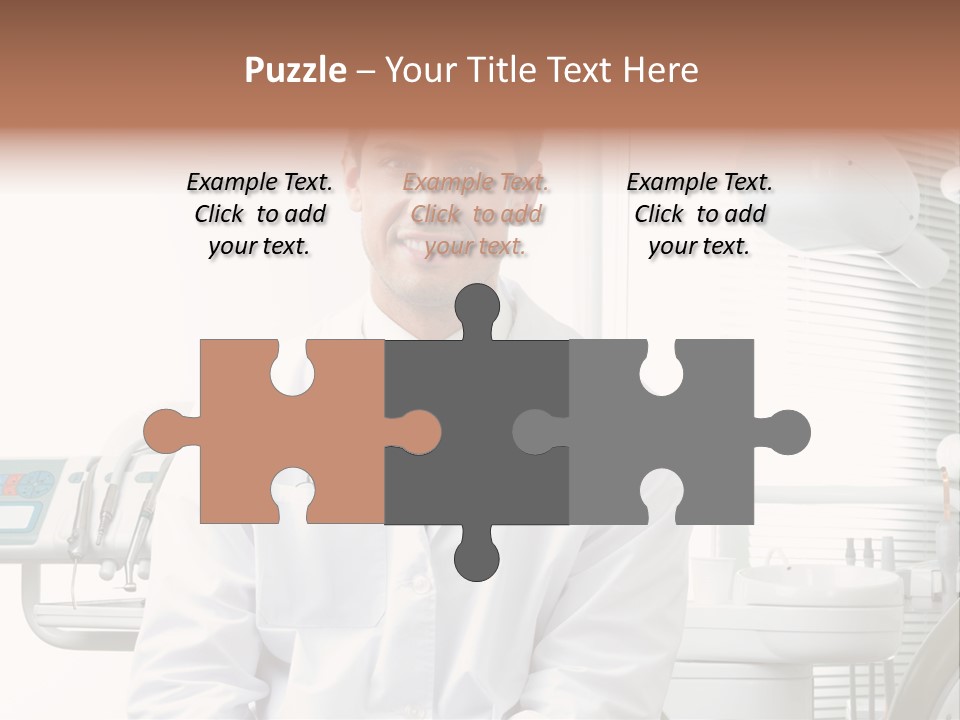 Treatment Stubble Caucasian PowerPoint Template