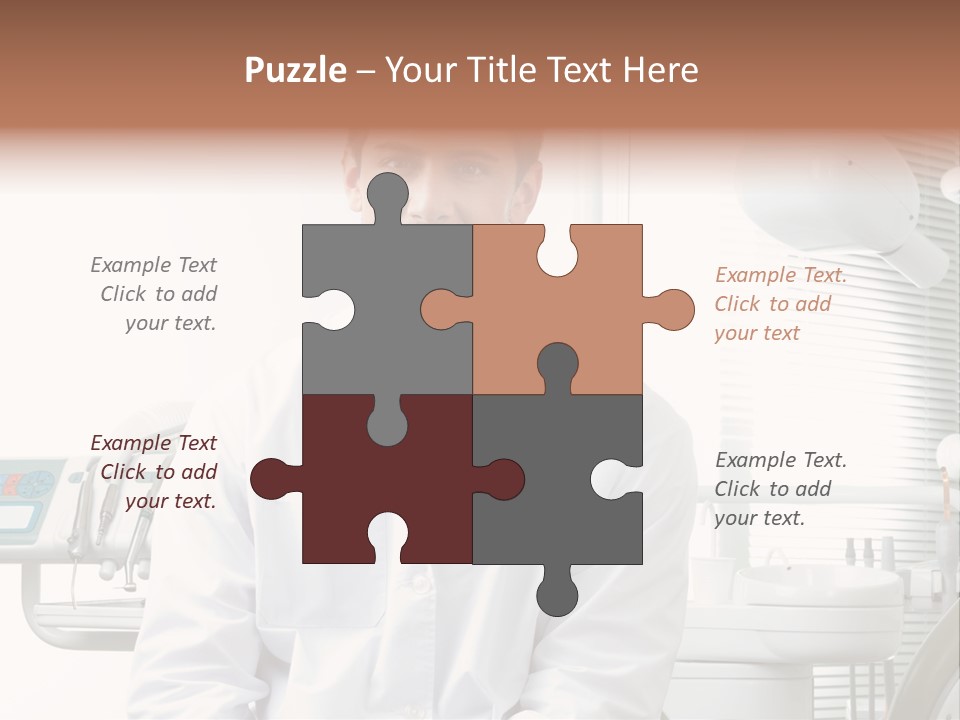 Treatment Stubble Caucasian PowerPoint Template