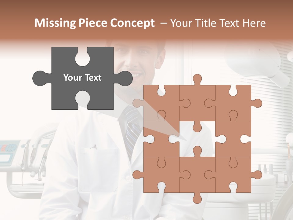 Treatment Stubble Caucasian PowerPoint Template