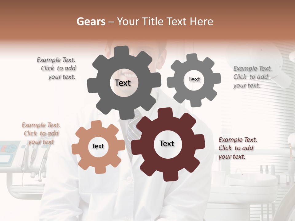 Treatment Stubble Caucasian PowerPoint Template