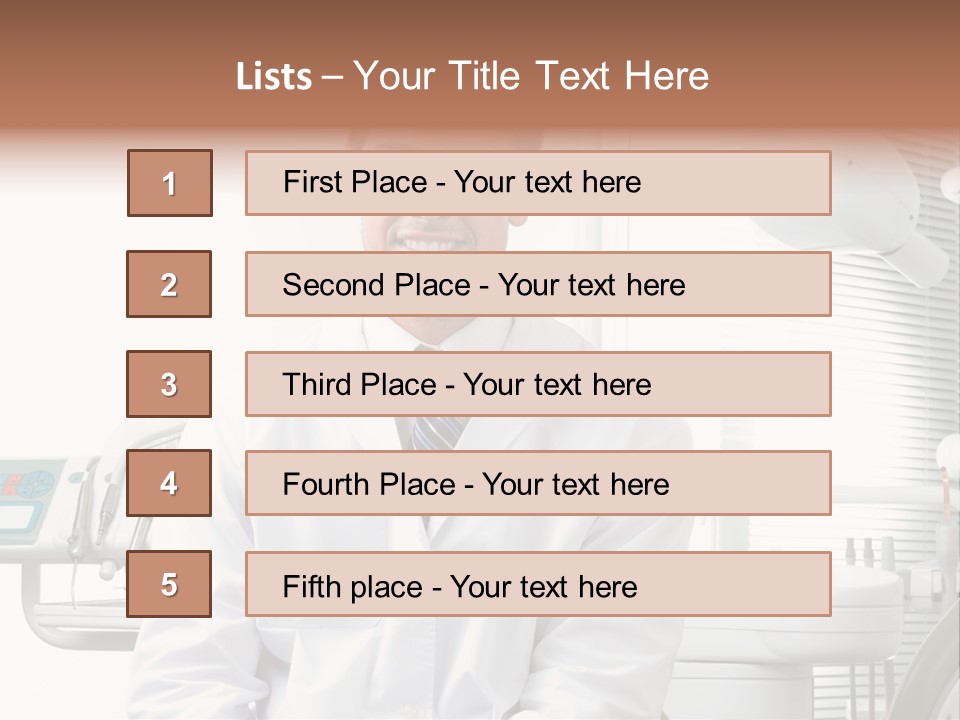 Treatment Stubble Caucasian PowerPoint Template