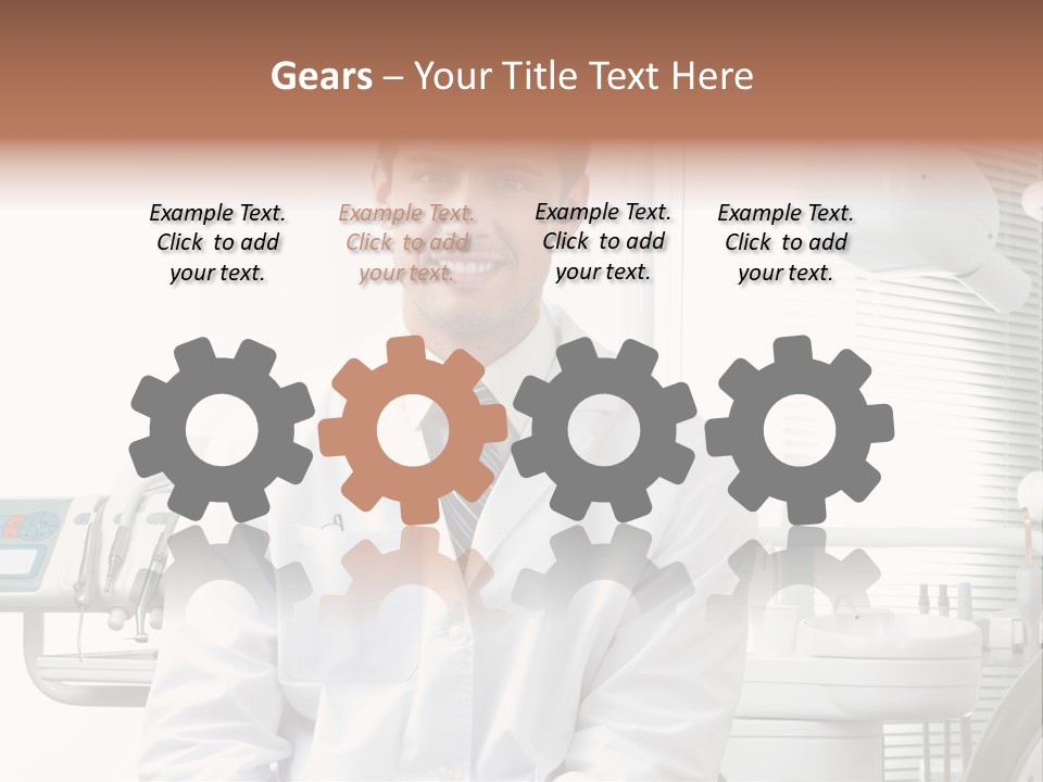 Treatment Stubble Caucasian PowerPoint Template