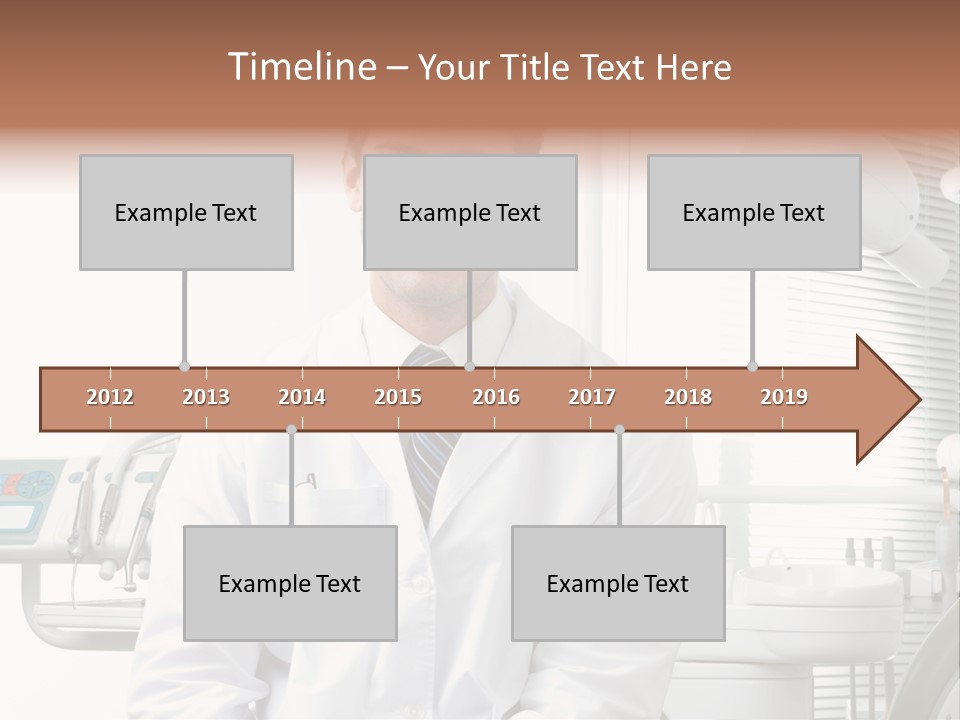Treatment Stubble Caucasian PowerPoint Template