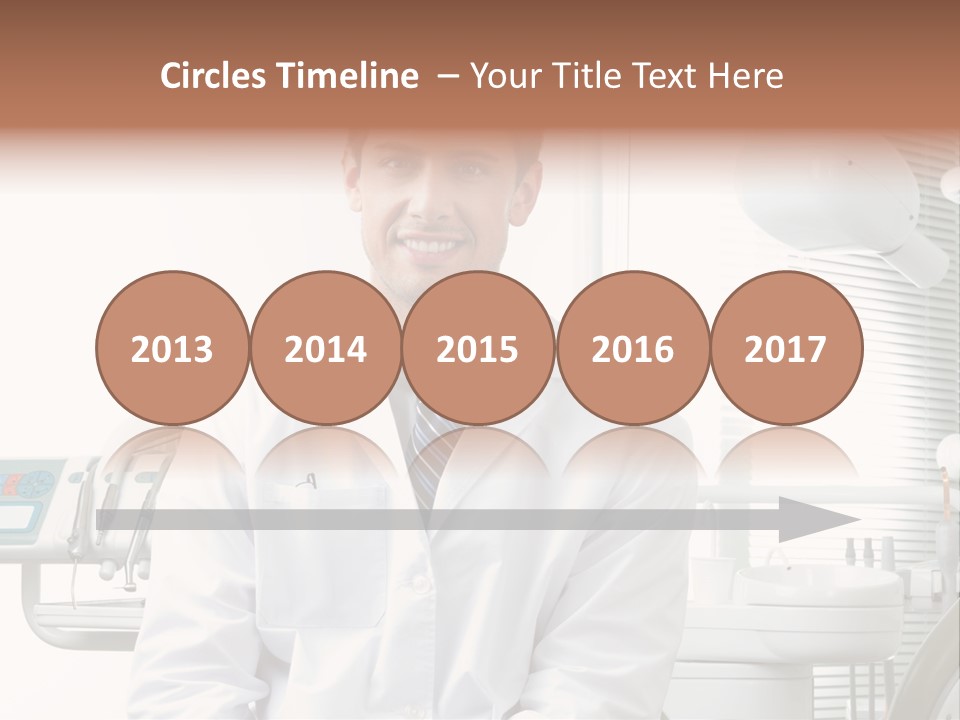 Treatment Stubble Caucasian PowerPoint Template