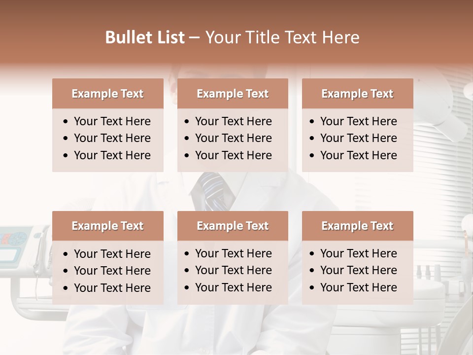 Treatment Stubble Caucasian PowerPoint Template