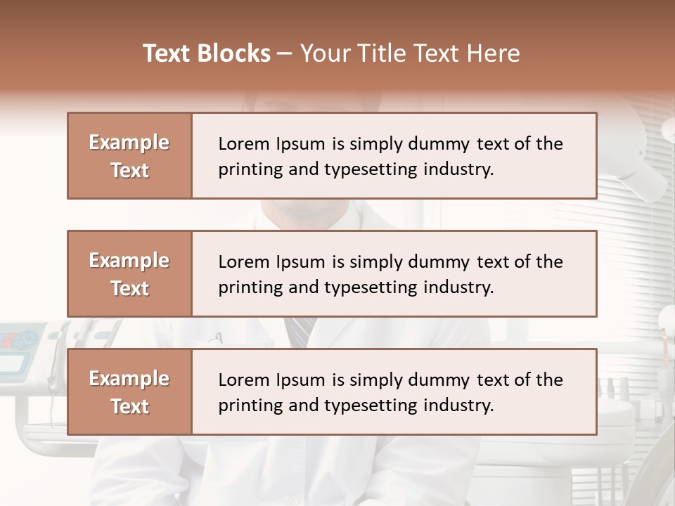Treatment Stubble Caucasian PowerPoint Template