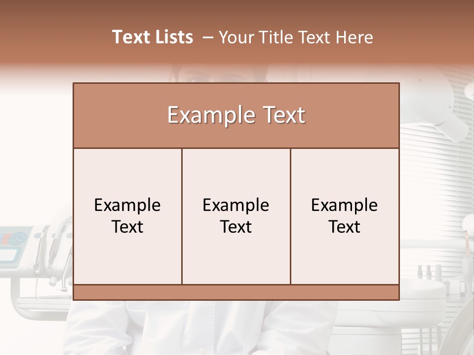 Treatment Stubble Caucasian PowerPoint Template