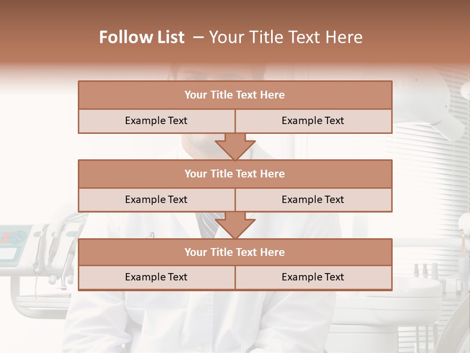 Treatment Stubble Caucasian PowerPoint Template