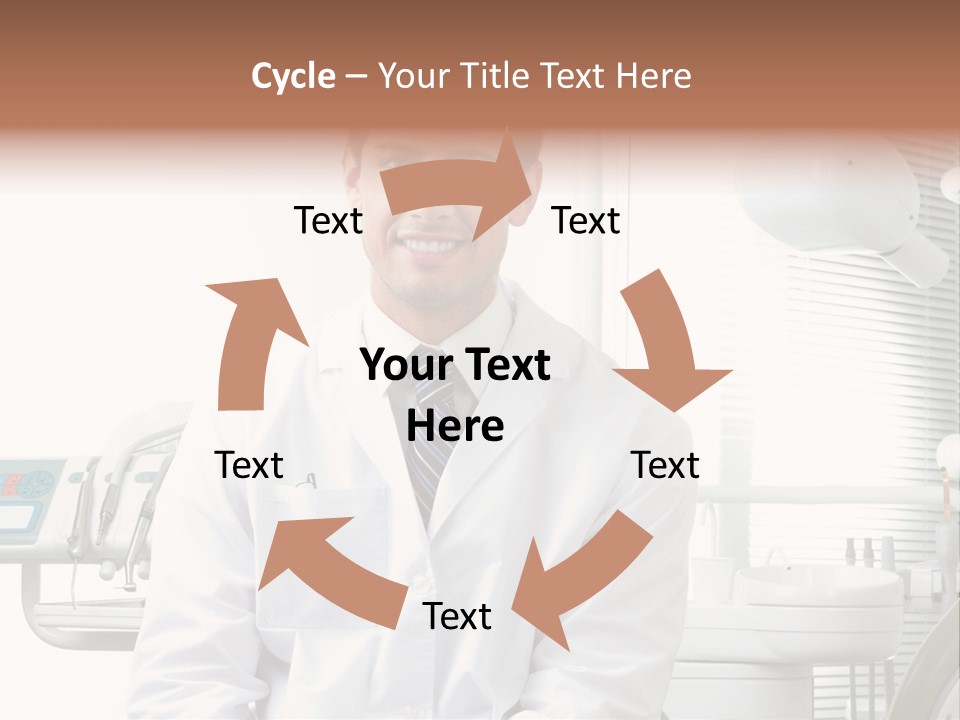 Treatment Stubble Caucasian PowerPoint Template