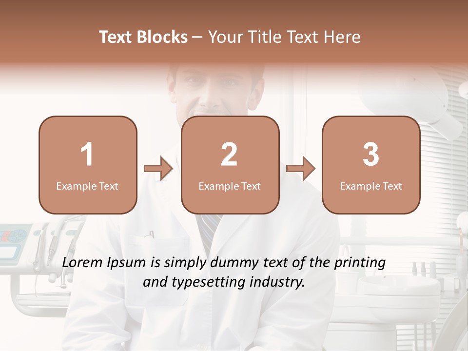 Treatment Stubble Caucasian PowerPoint Template