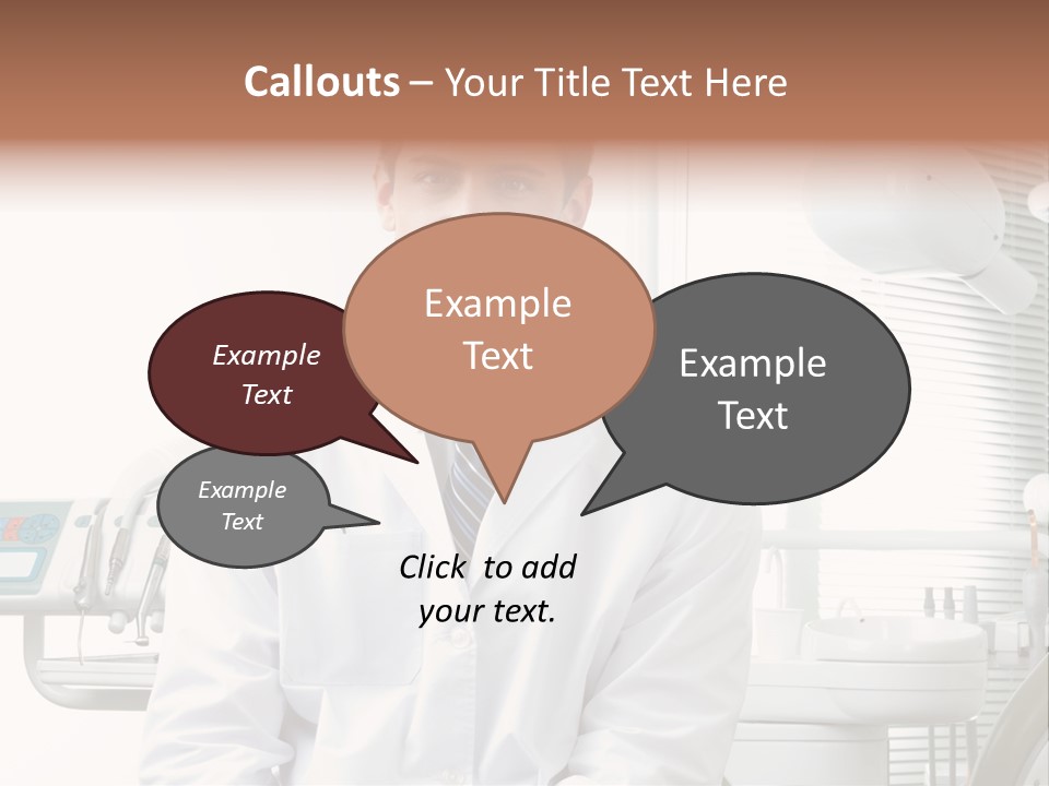 Treatment Stubble Caucasian PowerPoint Template