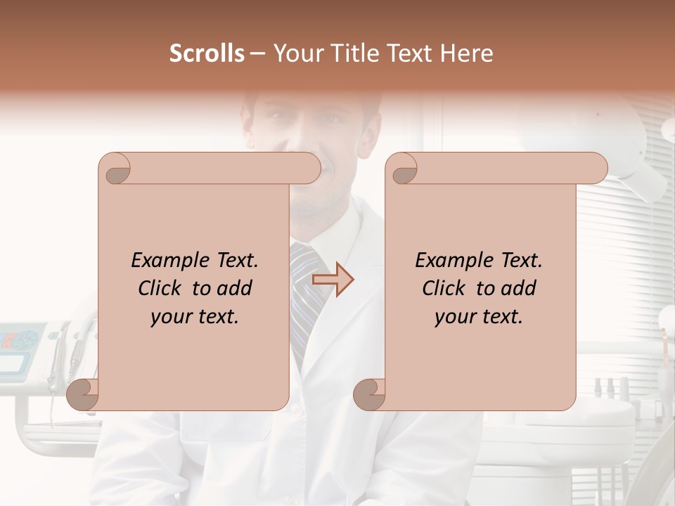Treatment Stubble Caucasian PowerPoint Template