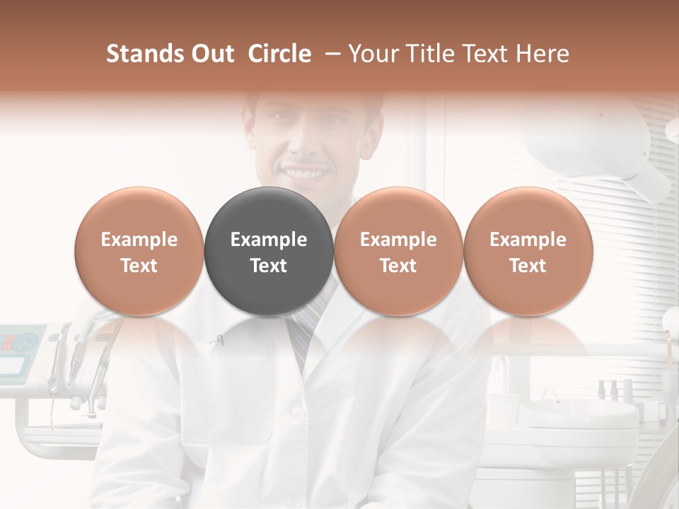 Treatment Stubble Caucasian PowerPoint Template