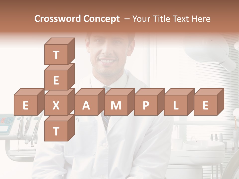 Treatment Stubble Caucasian PowerPoint Template