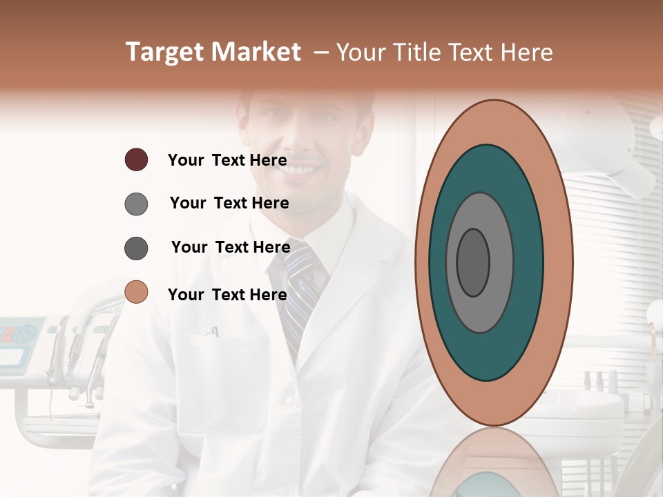 Treatment Stubble Caucasian PowerPoint Template