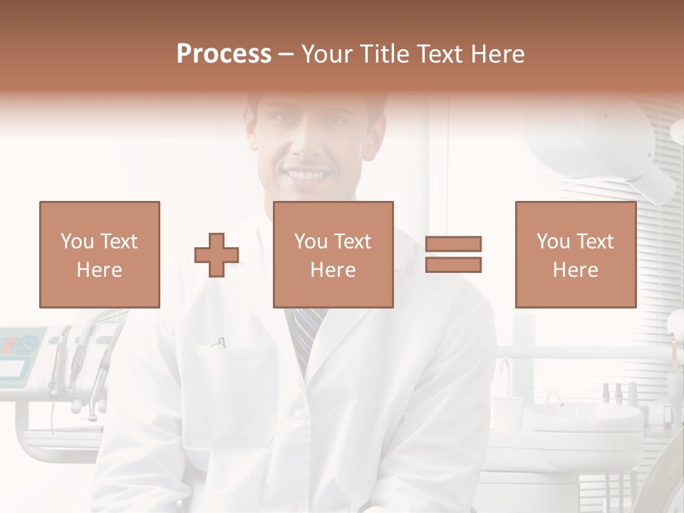 Treatment Stubble Caucasian PowerPoint Template