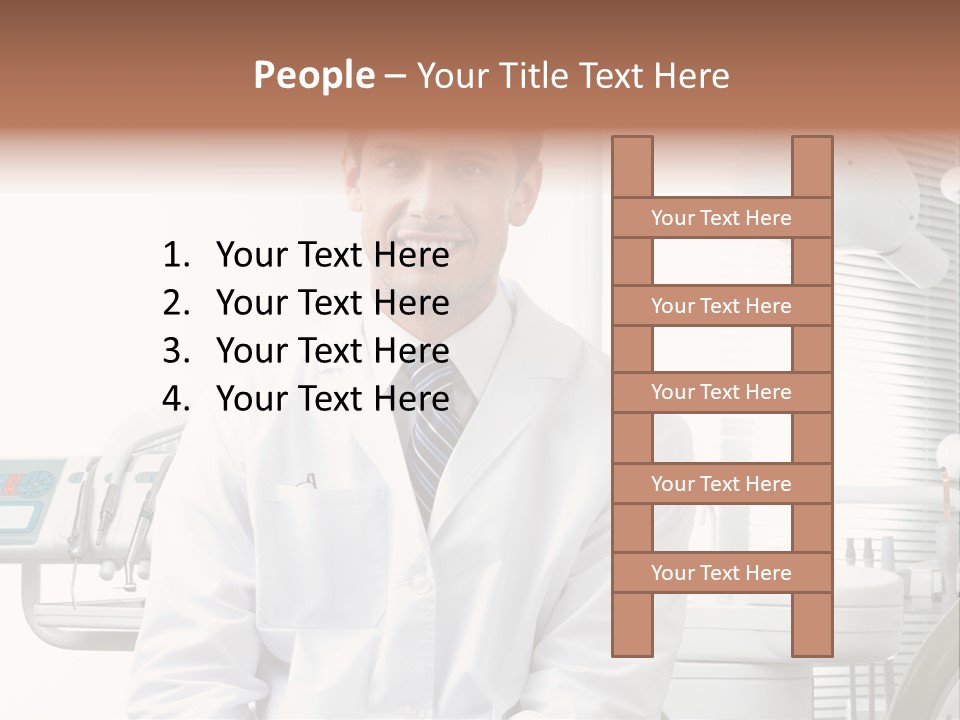 Treatment Stubble Caucasian PowerPoint Template