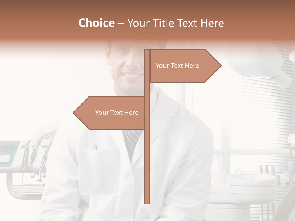 Treatment Stubble Caucasian PowerPoint Template