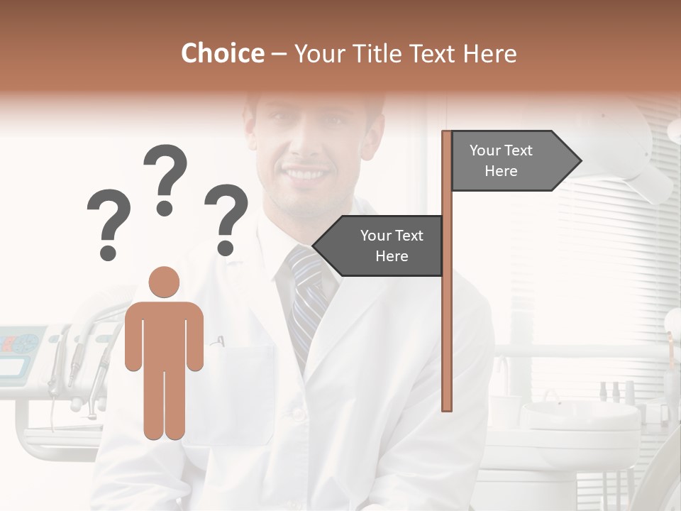 Treatment Stubble Caucasian PowerPoint Template