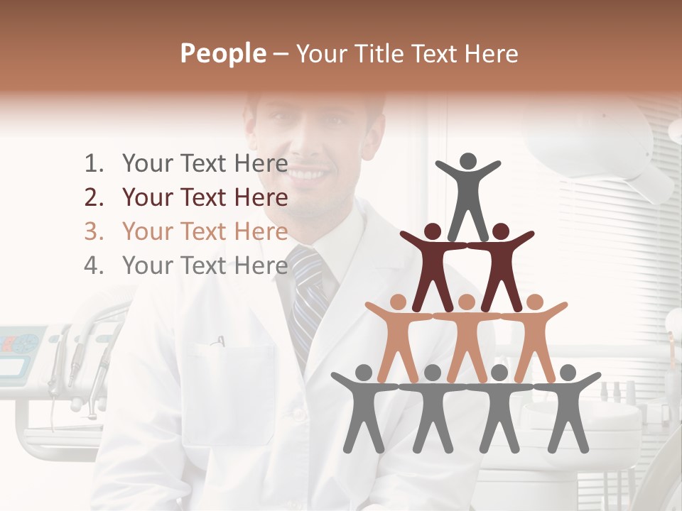 Treatment Stubble Caucasian PowerPoint Template