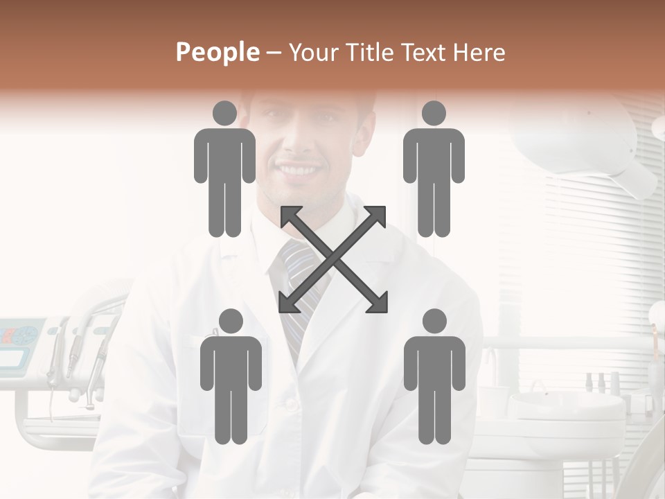 Treatment Stubble Caucasian PowerPoint Template