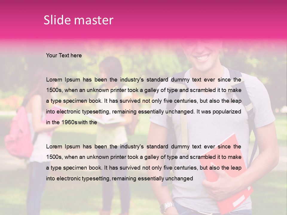 Youth Young Person PowerPoint Template