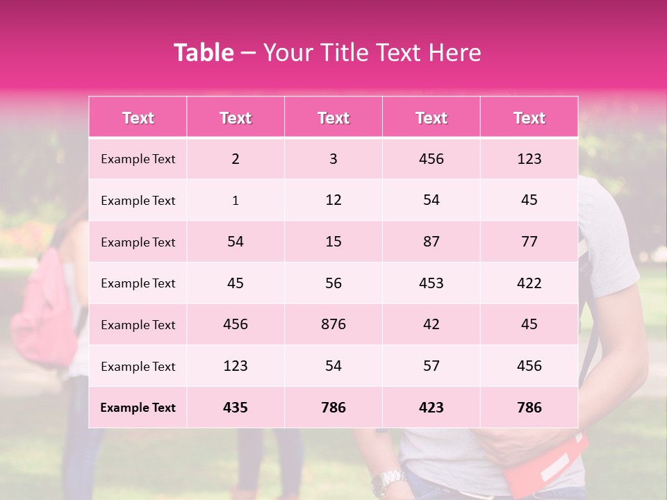 Youth Young Person PowerPoint Template