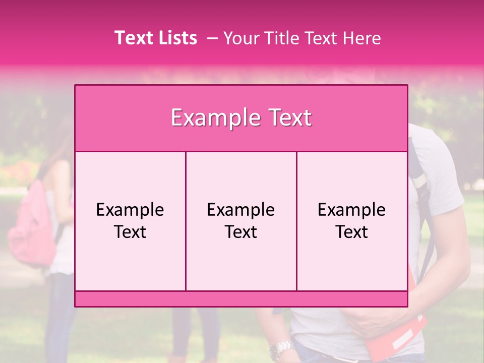 Youth Young Person PowerPoint Template