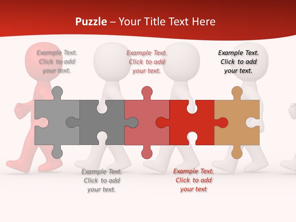 Teamwork Society Leadership PowerPoint Template