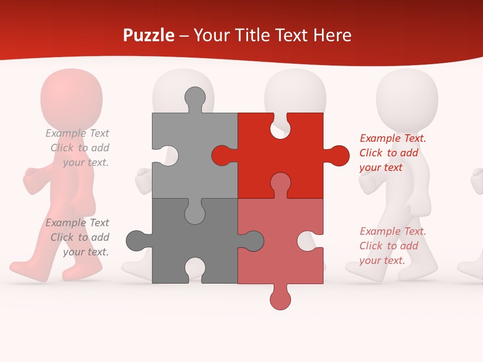 Teamwork Society Leadership PowerPoint Template