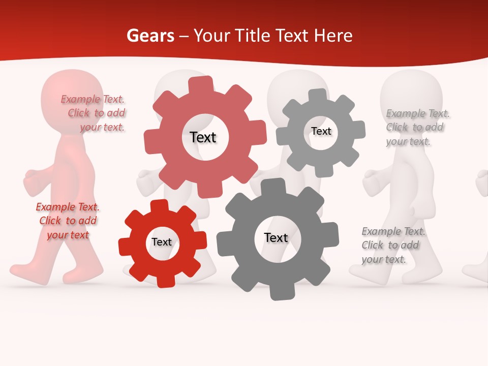 Teamwork Society Leadership PowerPoint Template