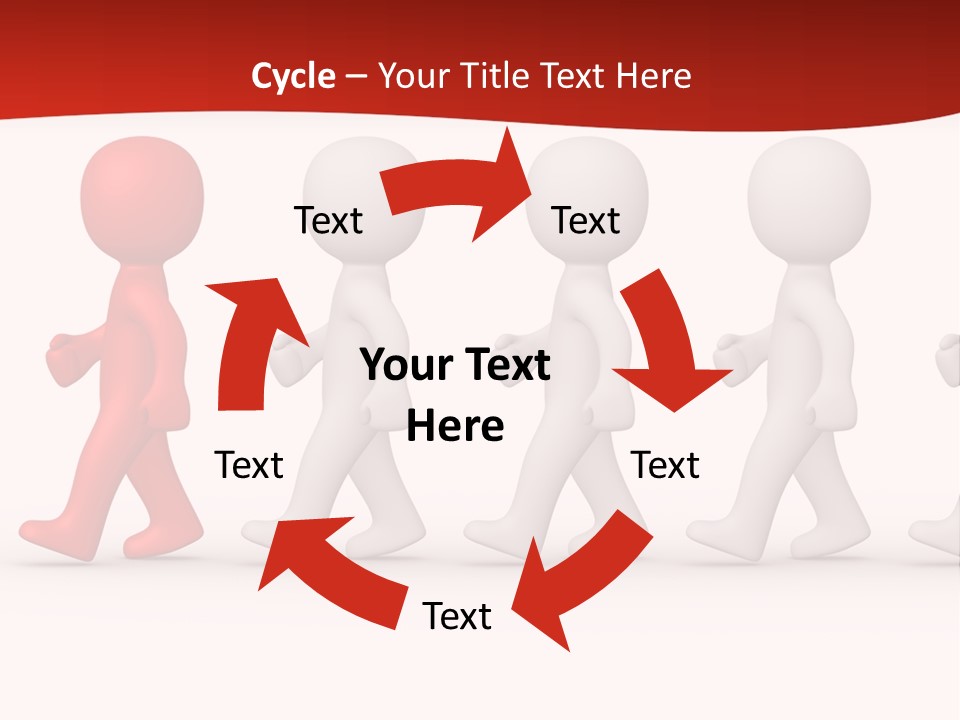Teamwork Society Leadership PowerPoint Template