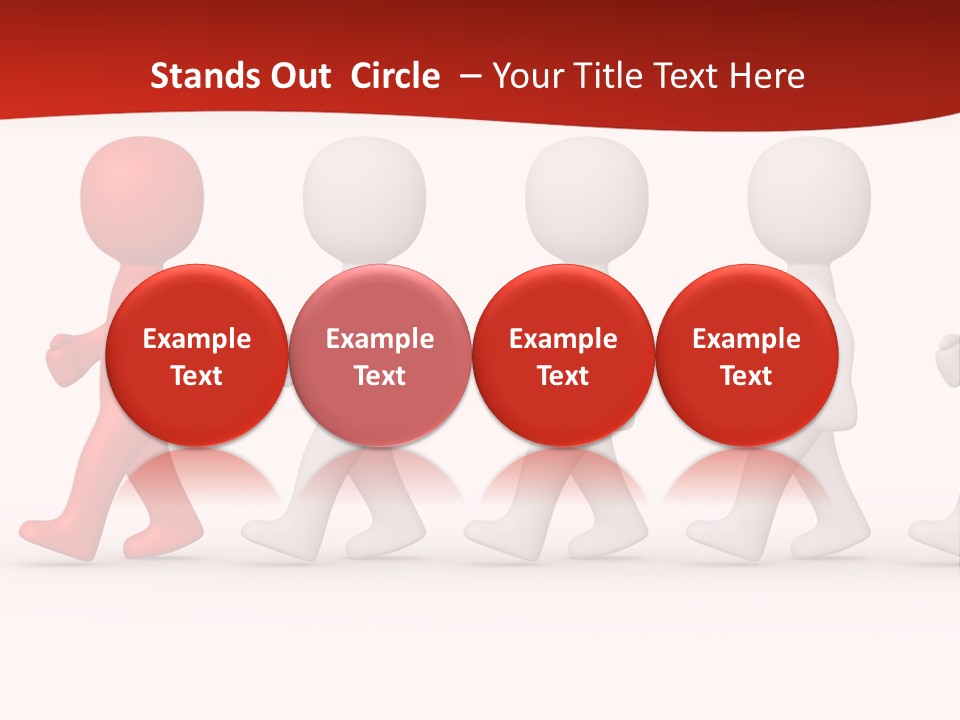 Teamwork Society Leadership PowerPoint Template