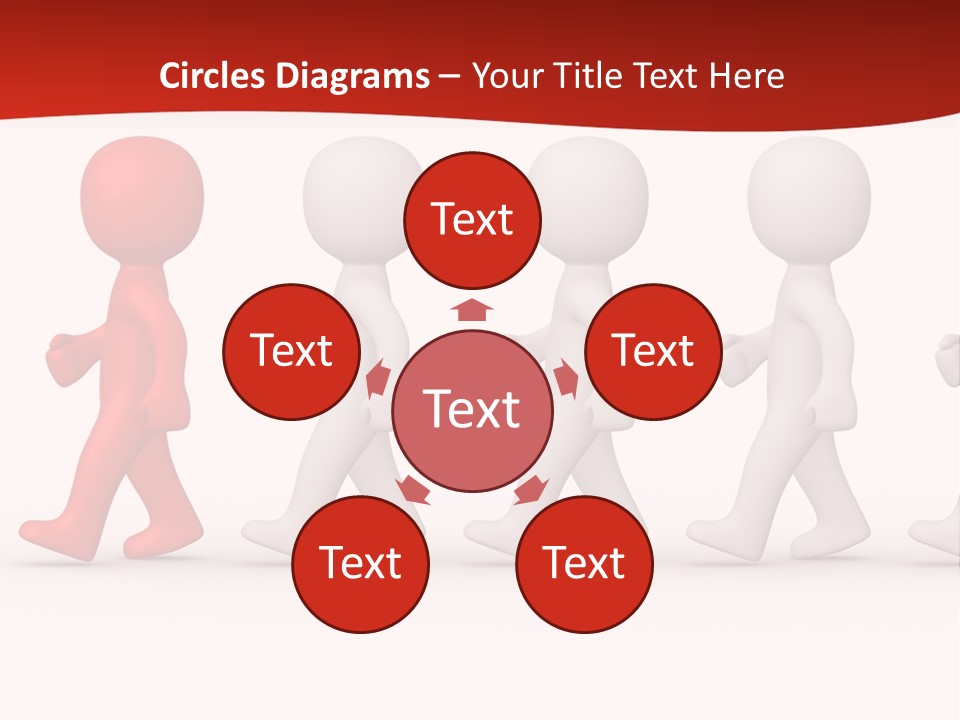 Teamwork Society Leadership PowerPoint Template