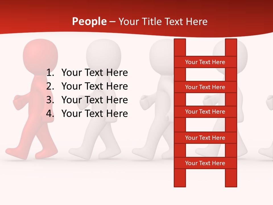Teamwork Society Leadership PowerPoint Template