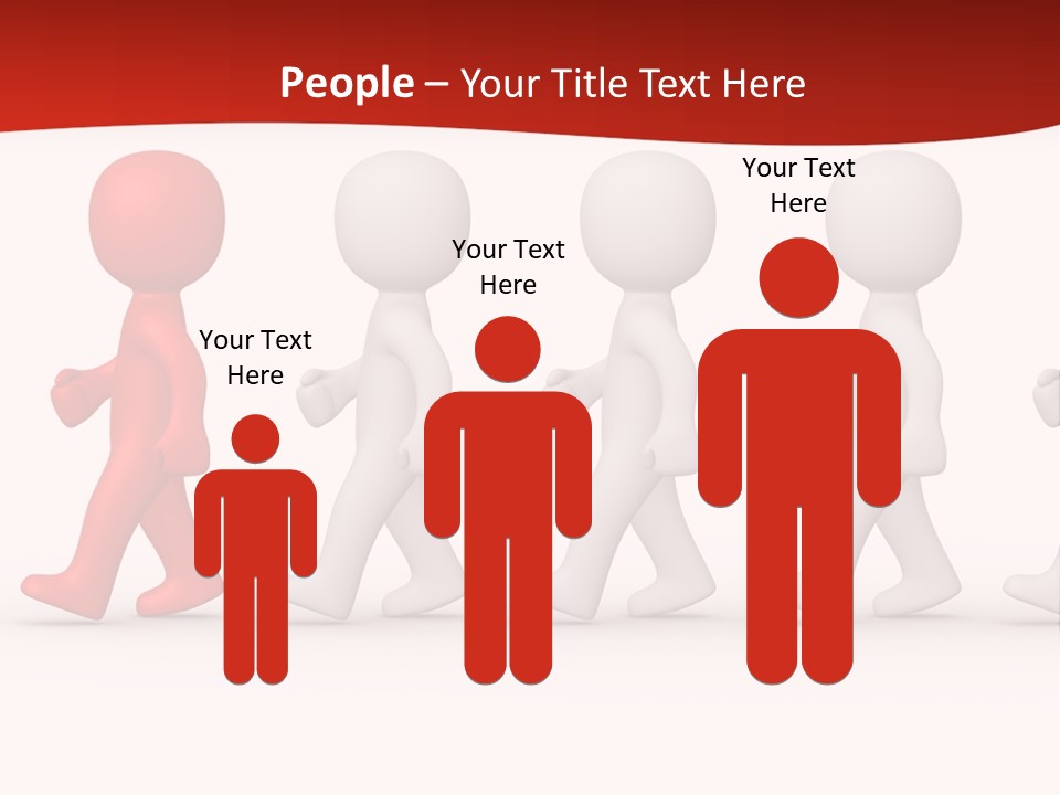 Teamwork Society Leadership PowerPoint Template