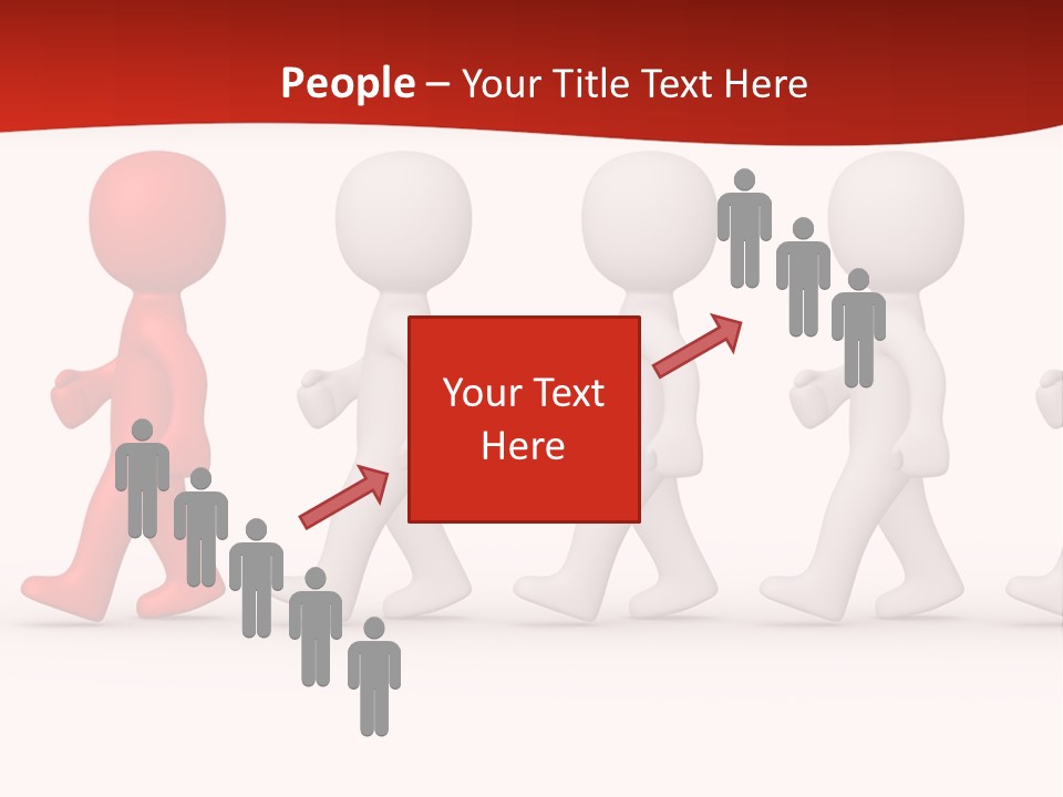 Teamwork Society Leadership PowerPoint Template