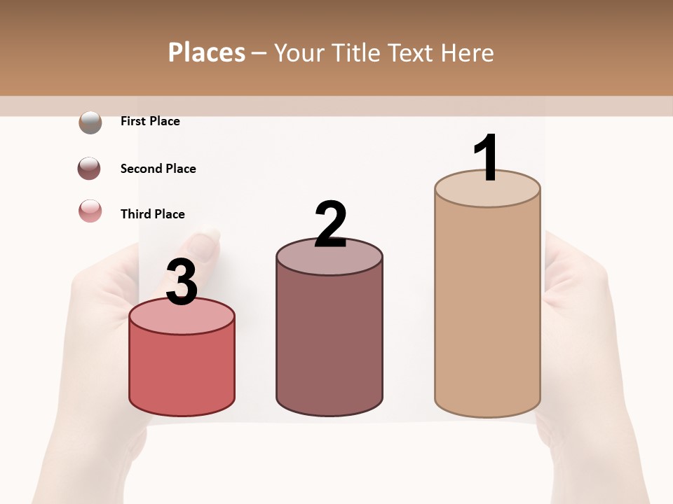 White Communicate Presenting PowerPoint Template