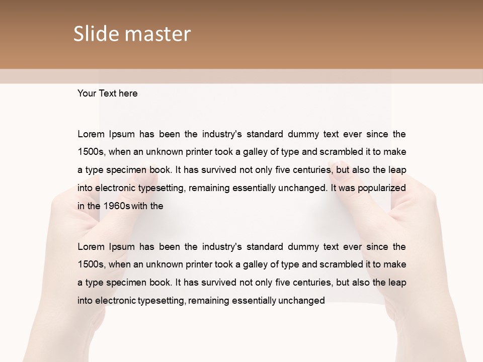 White Communicate Presenting PowerPoint Template